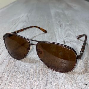 Merona Polarized Brown Aviator Sunglasses
